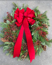 Load image into Gallery viewer, Holiday Wreath Class 12/6