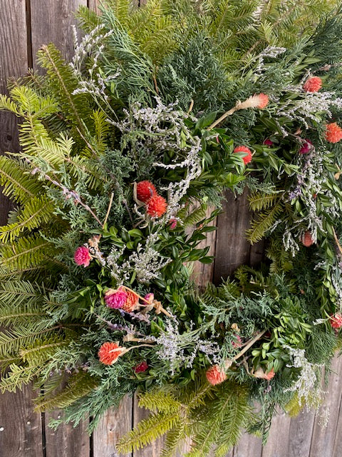 *ONE OF A KIND* Dried flowers & greens