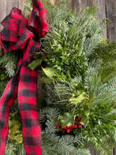 Load image into Gallery viewer, *ONE OF A KIND* Plaid &amp; Holly
